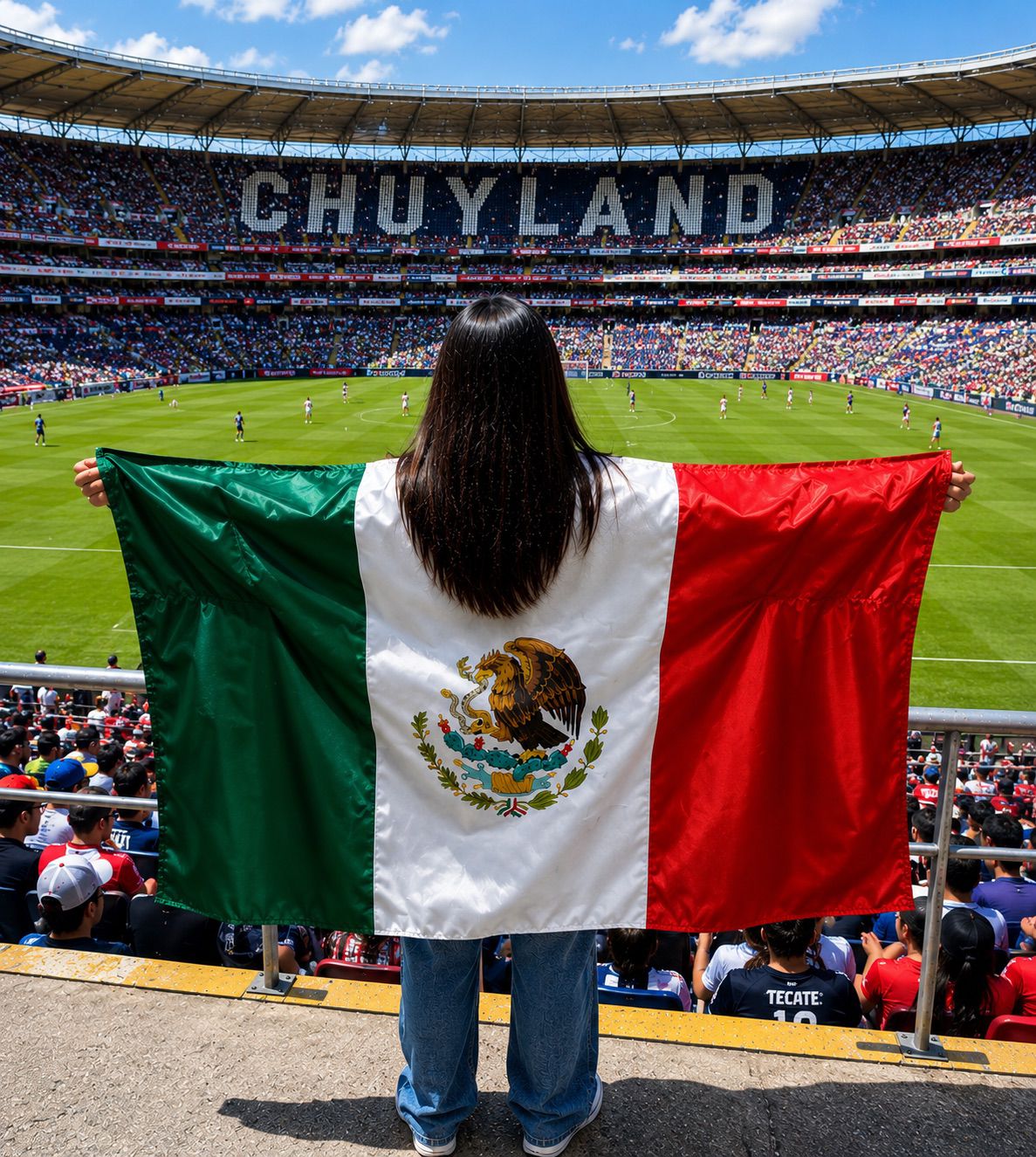 Capa Bandera Futbolera México