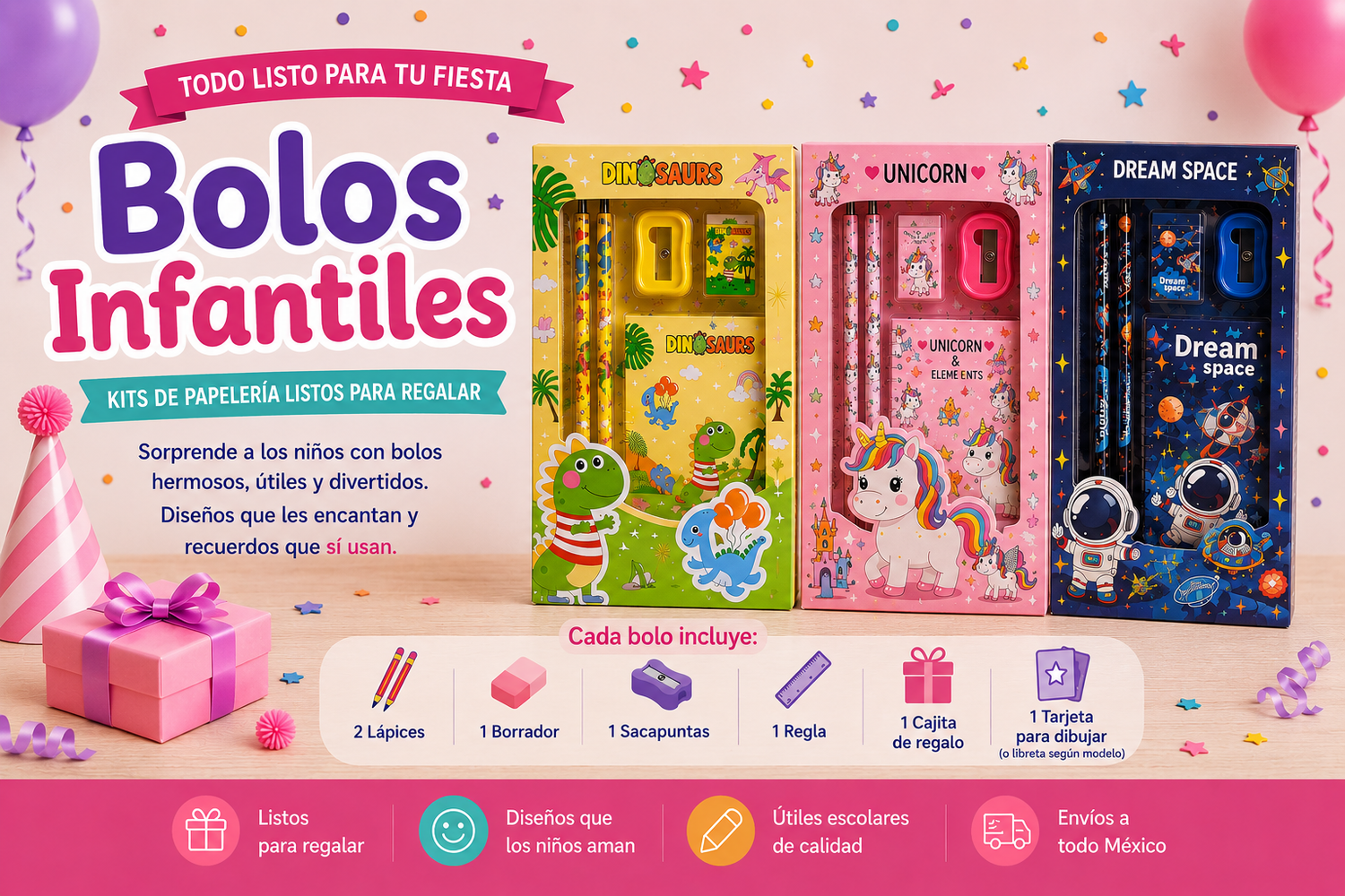 🎈 Bolos Infantiles