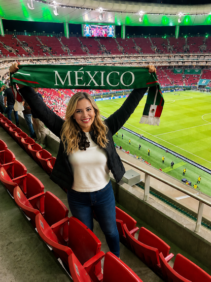 Bufanda Tricolor México | Fiestas Patrias | 160 x 15 cm