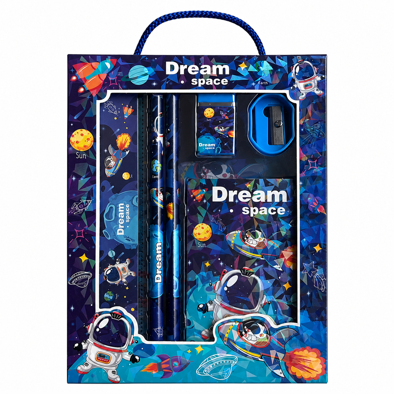 Kit de Papelería Escolar Astronautas | Recuerdo para Fiesta Infantil