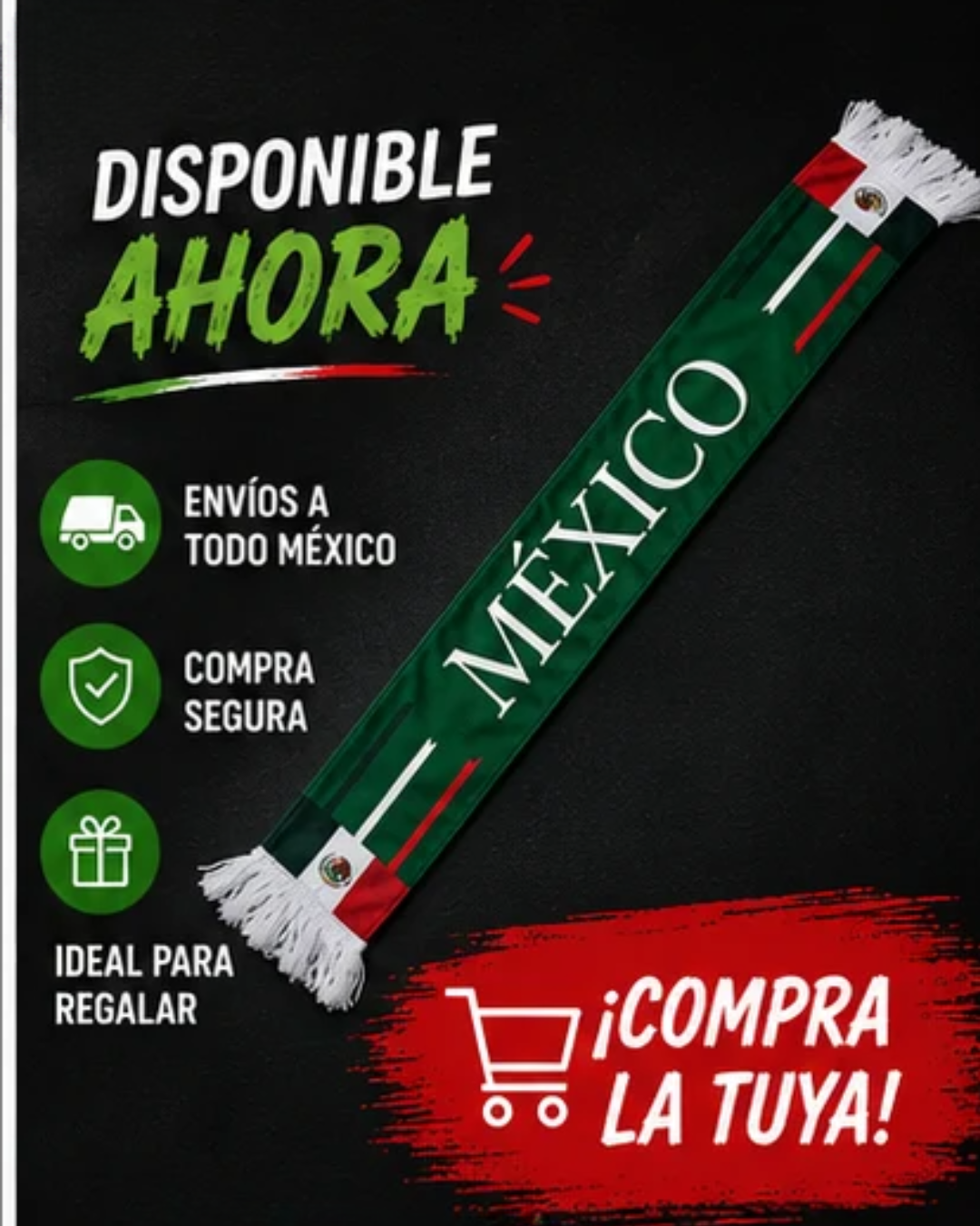 Bufanda de Fútbol México