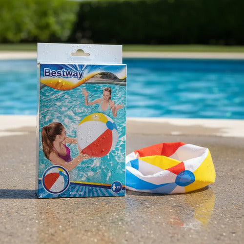 Pelota inflable Bestway de 51 cm para playa y alberca
