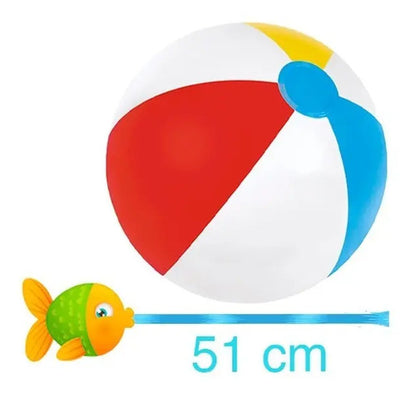 12 pelotas de playa Bestway 31021 multicolor de 51 cm