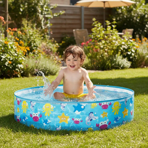 Alberca Bestway Fill ’N Fun de pared rígida de 122 × 25 cm