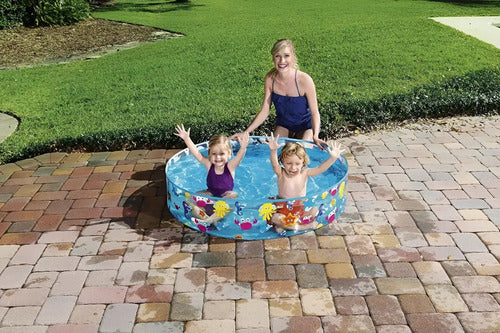 Alberca Bestway Fill ’N Fun de pared rígida de 122 × 25 cm