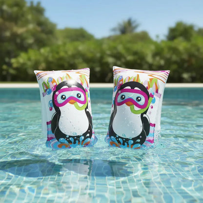 Flotadores de brazo Bestway pingüino para niños de 5 a 12 años