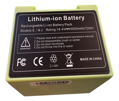 Batería de reemplazo de 5000 mAh compatible con Roomba