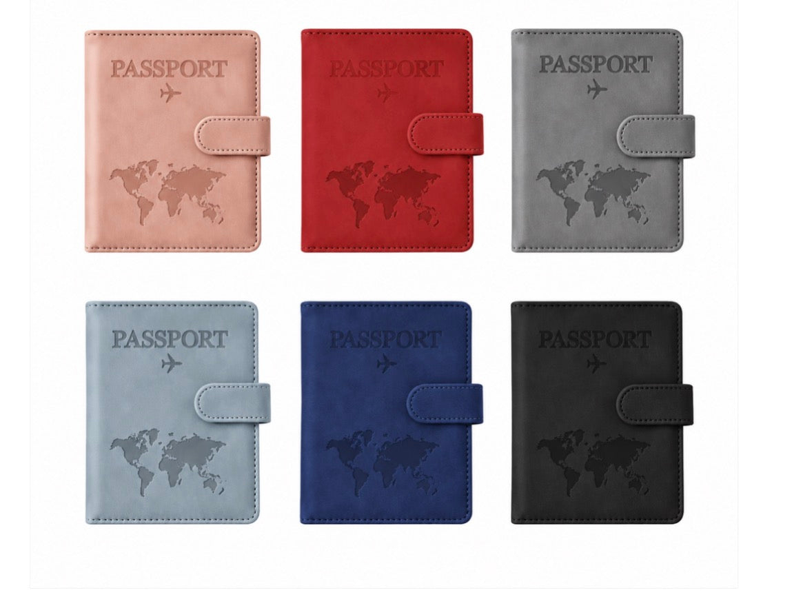 Portapasaporte RFID con Espacio para Visa y Tarjetas