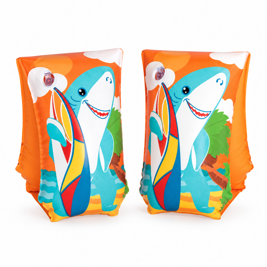 Flotis inflable infantil con diseño de tiburón