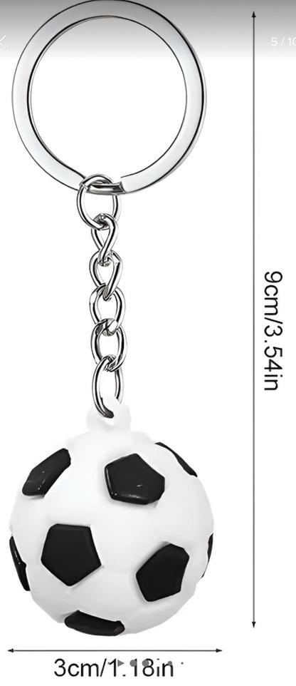 Llavero Balón Antiestrés de Fútbol | Paquete de 10 Piezas