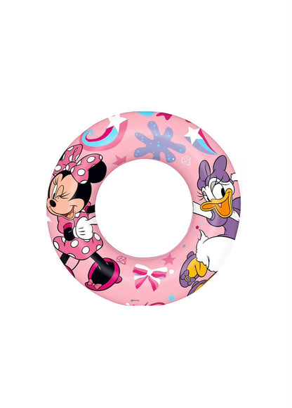 Salvavidas inflable infantil rosa de Minnie Mouse de 56 cm para niñas de 3 a 6 años