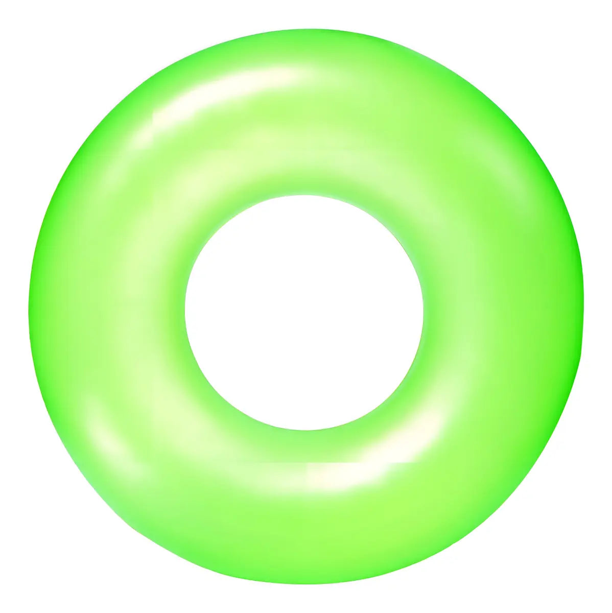 Salvavidas inflable infantil verde neón de 76 cm